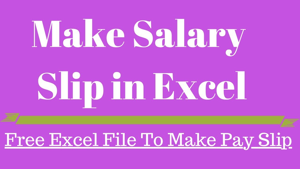 excel salary template free download